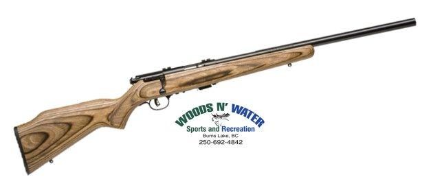 Savage 25700 Mark II BV 22LR Brown Laminate w/bases