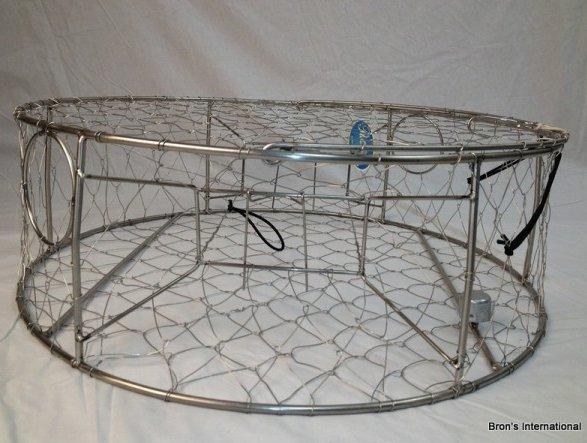 Bron's S.S. Commercial Rigid Crab Trap 30"