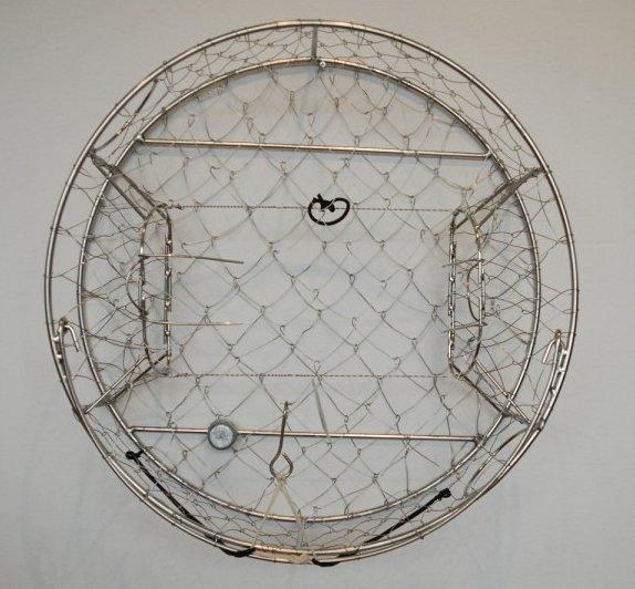Bron's Stainless Steel Commercial Crab Trap Woven Wire 26"