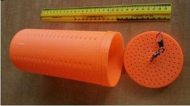 Bron's Cylinder Bait Jar 1 liter