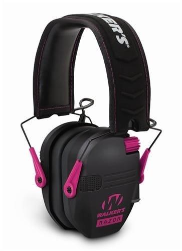 Walkers Razor Slim Electronic Muffs Pink