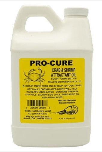 Pro-Cure Crab & Shrimp Attractant Oil 64oz 1/2 Gallon