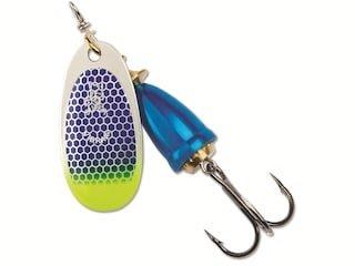 Blue Fox Classic Vibrax #2 Blue Scale Chartreuse Tip UV 3/16oz