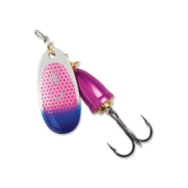 Blue Fox Classic Vibrax #2 Cerise Scale Blue Tip UV 3/16oz