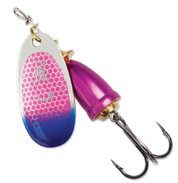 Blue Fox Vibrax #5 Cerise Scale Blue Tip