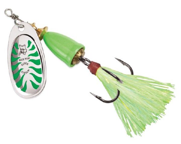 Blue Fox Classic Vibrax Glow #2 Green 3/16oz