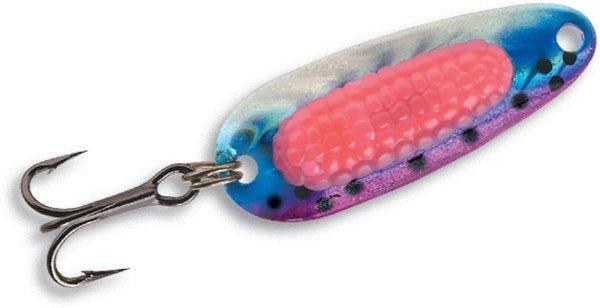 Blue Fox Rattlin' Pixee Spoon #3 Holo Rainbow Trout 1/2oz