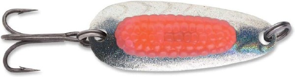 Blue Fox Rattlin' Pixee Spoon #3 Holo Silver Pink 1/2oz