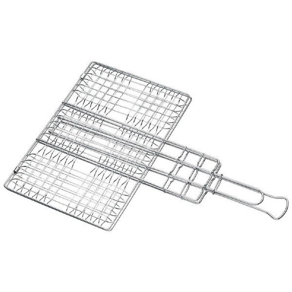 Coleman Broiler Basket Extendable Handle Chrome-Plated