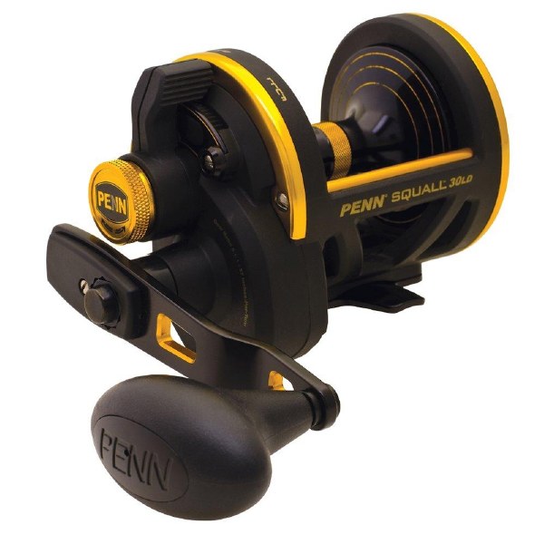 Penn Squall 30 Conventional Lever Drag Black Gold SQL30LD