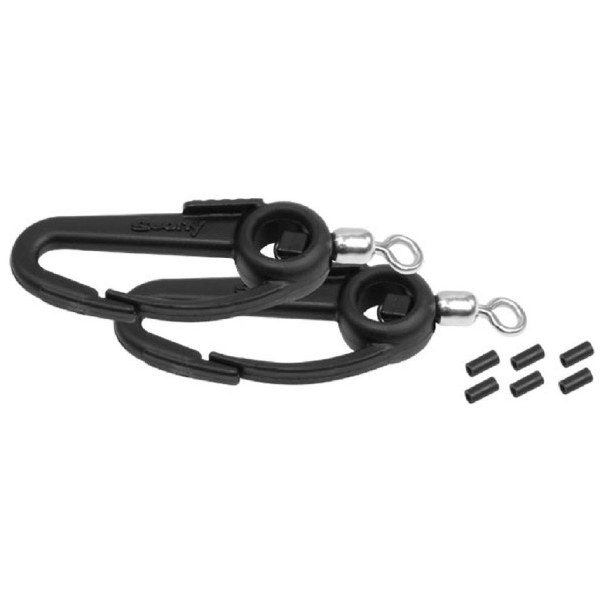 Scotty 1009 Downrigger Weight Swivel Hook Black