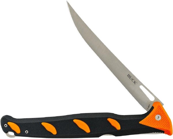 Buck Knives Hookset Folding Fillet 6" Freshwater Orange/Grey