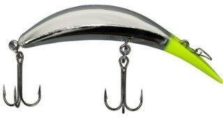 Yakima Flatfish T-50 Metallic Silver Chartreuse