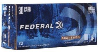Federal Power Shok 30 Carbine 110gr Soft Point 20ct