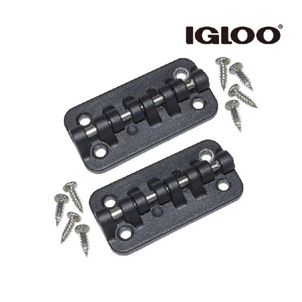 Igloo Hinges Hybrid Stainless Steel/Plastic Hinges Universal Fit
