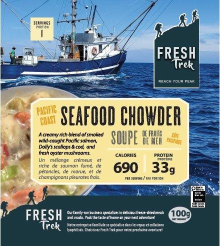 Fresh Trek Seafood Chowder 100gr
