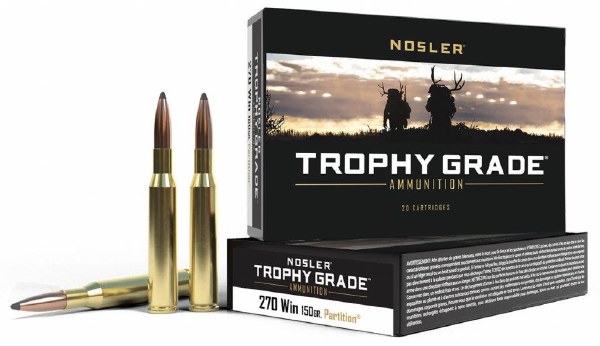 Nosler Trophy Grade 270win 150gr Partition 61235