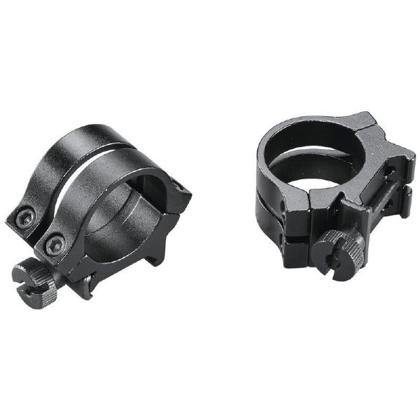 Weaver 49074 Quad-Lock 1'' Medium Rings Black