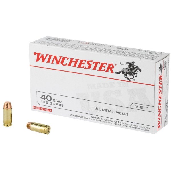 Winchester 40 S&w 165gr FMJ 50rnd