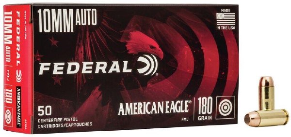 Federal American Eagle Pistol Ammo 10mm Auto AE10A