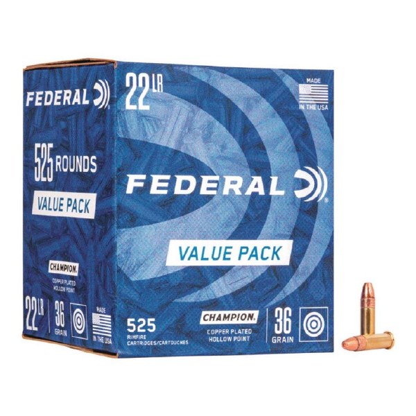 Federal Champion Value Pack 22 LR 36gr CPHP 525rnd