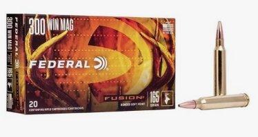 Federal Fusion 300 Win Mag 165gr Bonded Soft Point