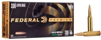 Federal Gold Medal 338 Lapua 300 Gr BTHP