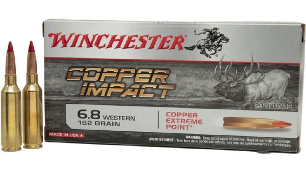 Winchester Copper Impact 6.8 Western 162gr Copper Extreme Point