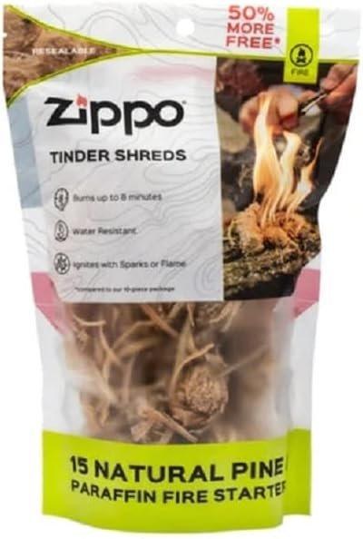 Zippo Tinder Shreds Fire Starter 15ct