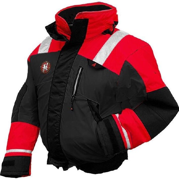 First Watch Floatation Coat Bomber Red/Black Medium