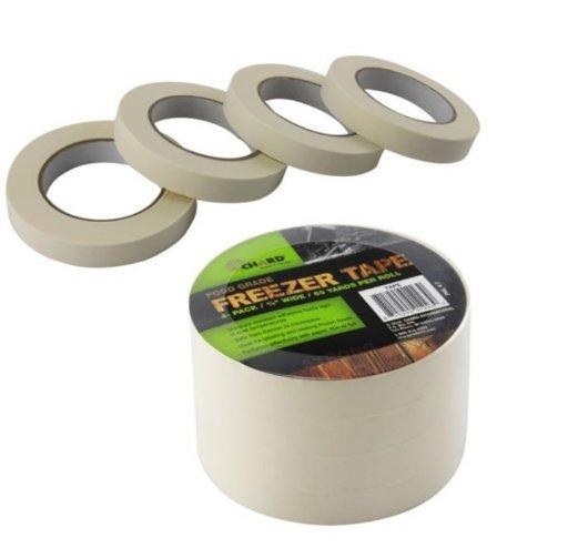 Chard Freezer Tape 4pk 3/4" 60yrds/Roll