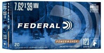 Federal Power Shok 7.62x39 123gr SP