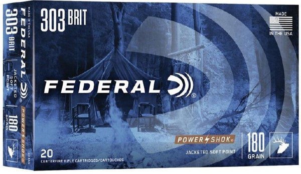 Federal Power Shok 303 British 180Gr Soft Point