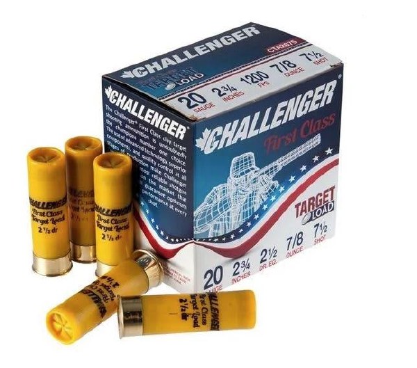 Challenger 20ga Hi-Brass 2.75" #2 Lead