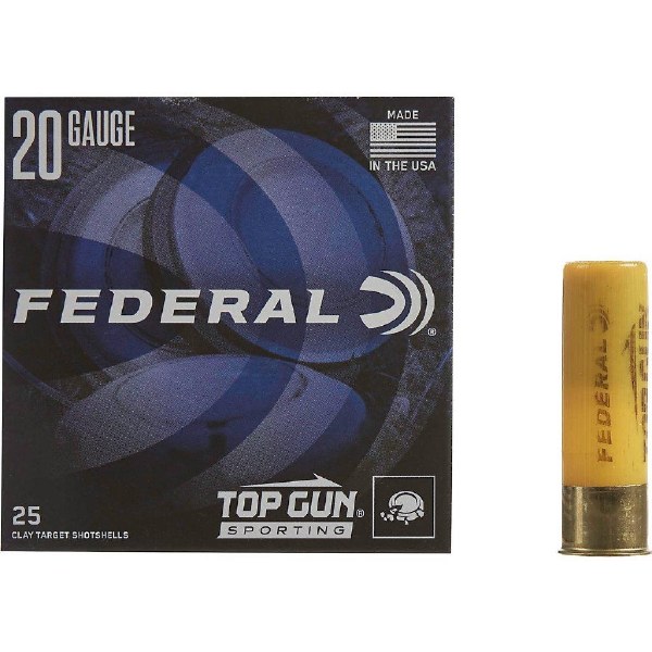 Federal Top Gun 20ga 2 3/4" #8 Shot Target Load