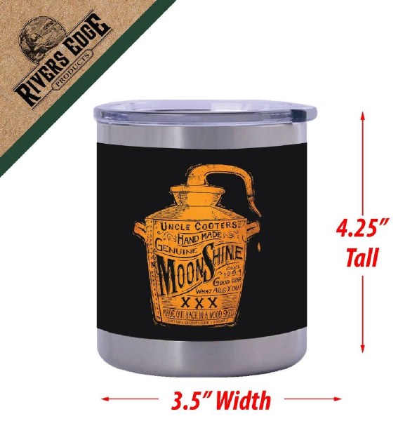 Rivers Edge Tumbler 10oz Moonshine