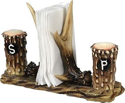 Rivers Edge S&P Napkin Holder Antler