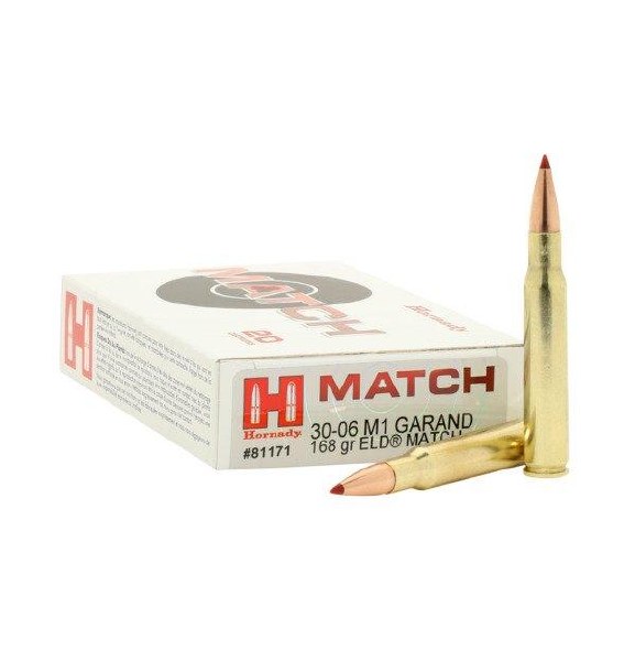 Hornady Match 30-06 M1 Garand 168gr ELD Match 81171