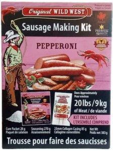 Original Wild West Sausage Making Kit Pepperoni