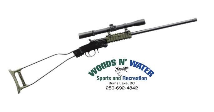 Chiappa Little Badger 22LR Folding 16.5"bbl Single w/Scope OD Green