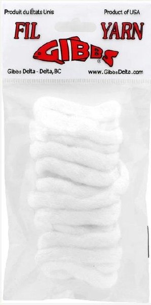 Gibbs Delta Fil Yarn 5'/1.5m White