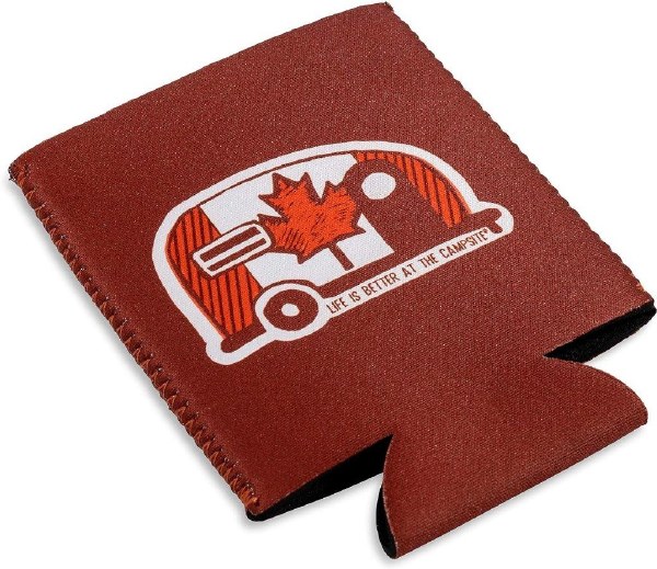 CAMCO Life Is Better At The Campsite Can Holder Maple Leaf Trailer
