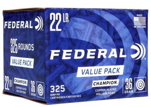 Federal Champion Value Pack 22 LR 36gr CPHP 325rnd