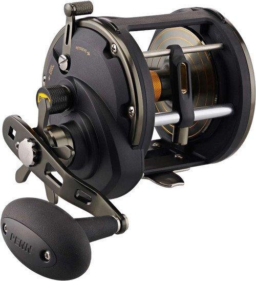 Penn Squall II 50 Level-Wind Smoke/Black
