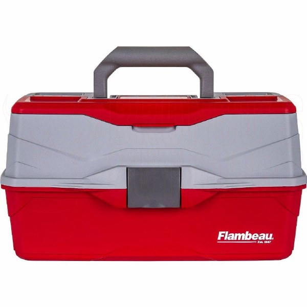 Flambeau 3-Tray Hard Tacklebox Red