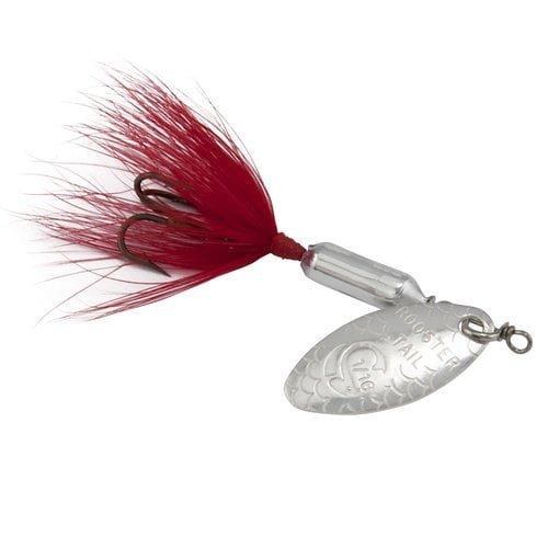 Yakima Wordens Rooster Tail Dressed 3/8oz Mettalic silver
