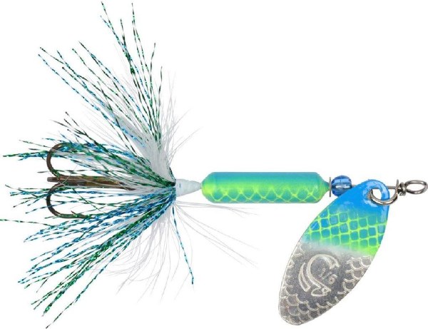 Yakima Wordens Rooster Tail Dressed 3/8oz Citrus Shad