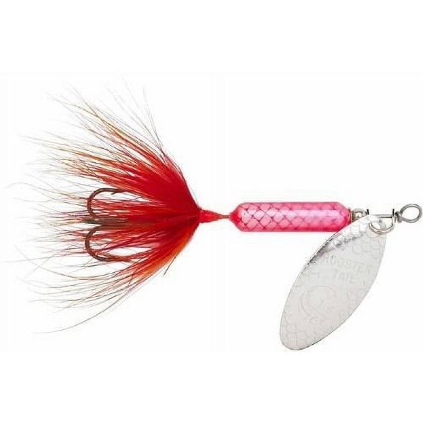 Yakima Wordens Rooster Tail Dressed 3/4oz Flame
