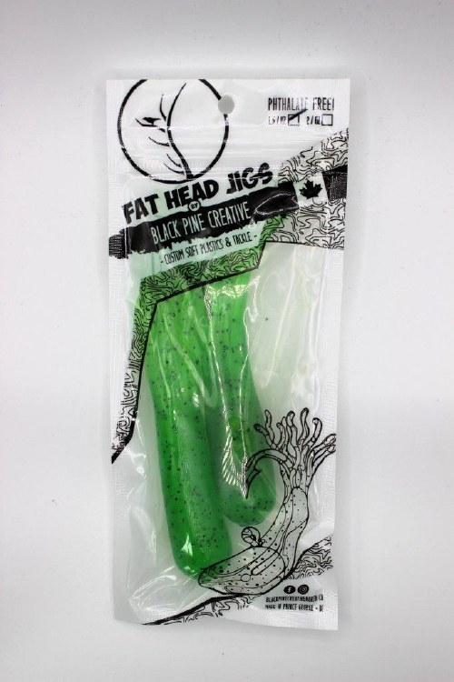 Black Pine Creative 5" Tube Jig 1.5oz Green w/Fleck