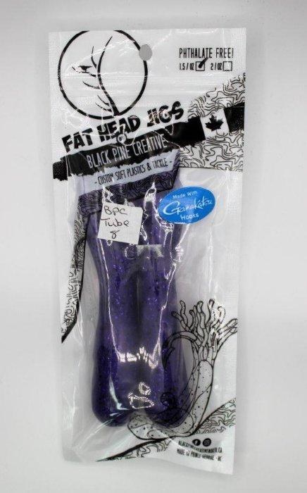Black Pine Creative 5" Tube Jig 1.5oz Pearl Purple w/Fleck